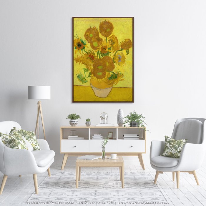 Репродукция картины Sunflowers 1889 г. - лучшие Картины в INMYROOM
