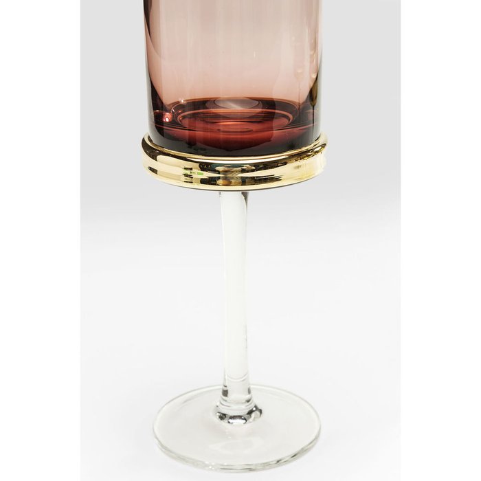 Бокал для красного вина Innocent розового цвета  - лучшие Бокалы и стаканы в INMYROOM