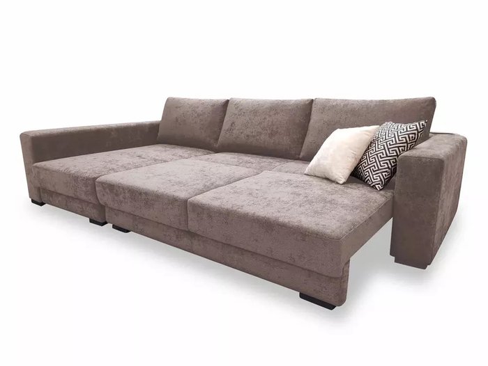 Угловой диван-кровать Мадрид бежевого цвета  - лучшие Угловые диваны в INMYROOM