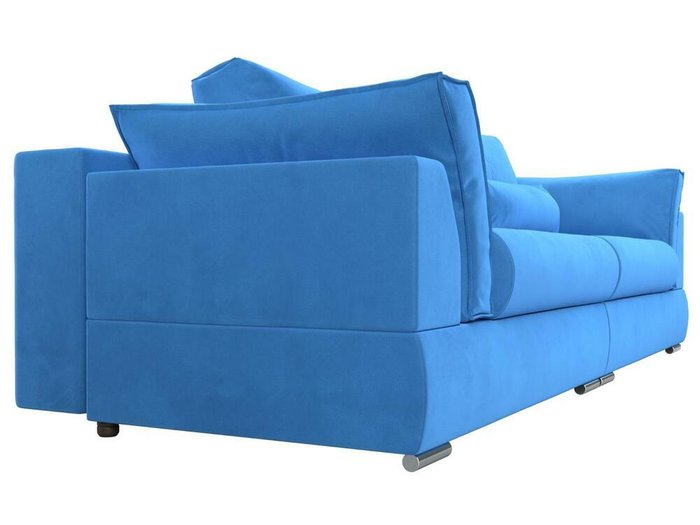 Прямой диван-кровать Пекин голубого цвета - лучшие Прямые диваны в INMYROOM