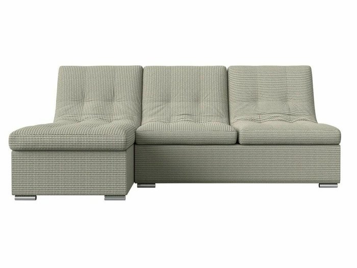 Угловой диван-кровать Релакс серо-бежевого цвета угол левый - купить Угловые диваны по цене 79999.0