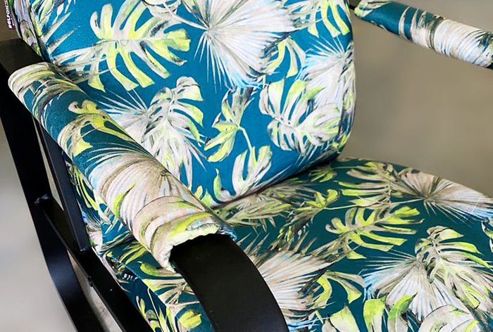 Кресло Лойт сине-зеленого цвета - лучшие Интерьерные кресла в INMYROOM