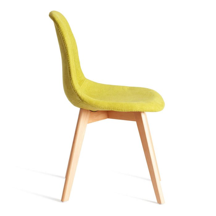 Комплект из четырех стульев Cindy Soft желтого цвета - лучшие Обеденные стулья в INMYROOM