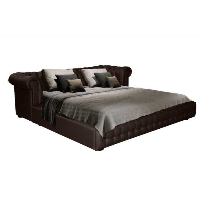 Кровать Бергамо с мягким изголовьем 160х200