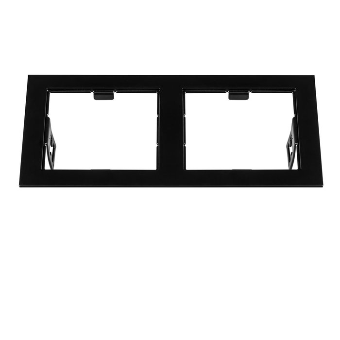 Рамка DOMINO Double QUADRO MR16 ЧЕРНЫЙ Рамка DOMINO Double QUADRO MR16 ЧЕРНЫЙ