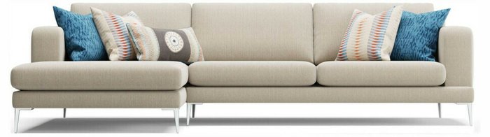 Угловой диван Belfast бежевого цвета - купить Угловые диваны по цене 178500.0