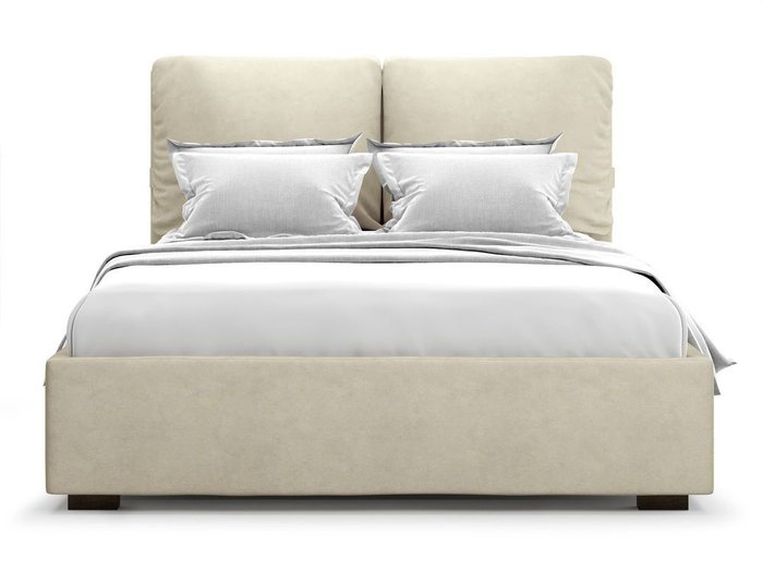Кровать Trazimeno 140х200 бежевого цвета - купить Кровати для спальни по цене 33000.0