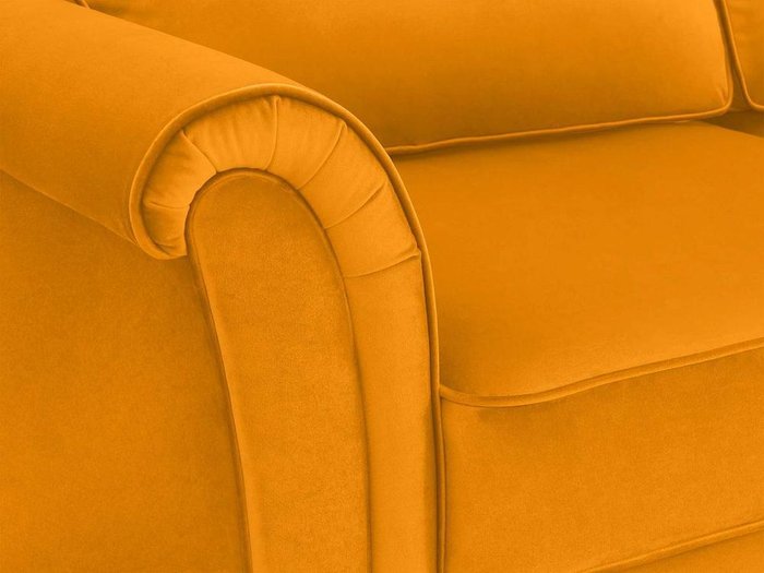 Диван трехместный Sydney горчичного цвета - лучшие Прямые диваны в INMYROOM