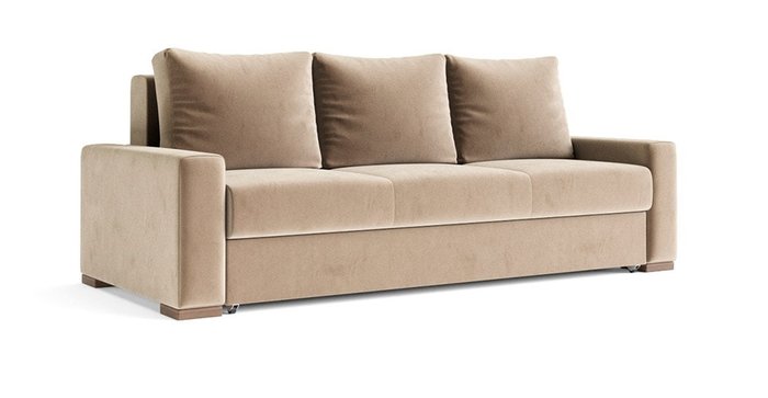 Диван-кровать Матиас бежевого цвета - купить Прямые диваны по цене 72696.0