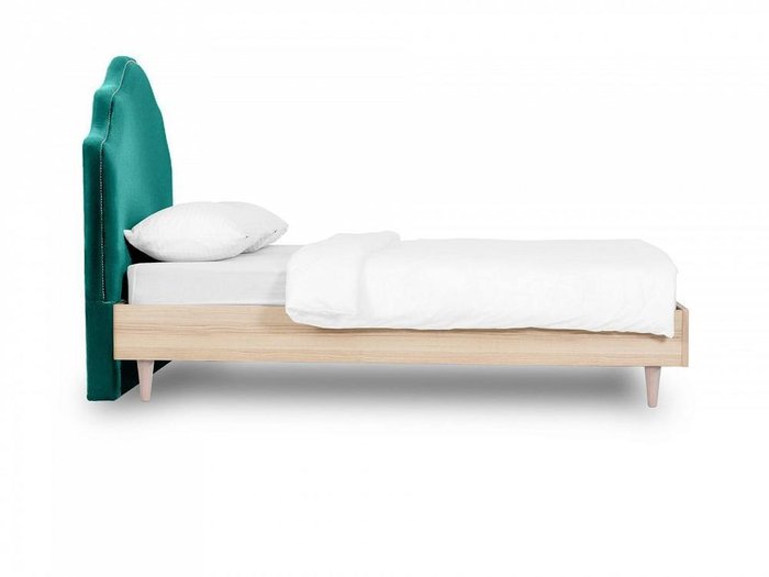 Кровать Queen II Victoria 160х200 с изголовьем зеленого цвета  - лучшие Кровати для спальни в INMYROOM
