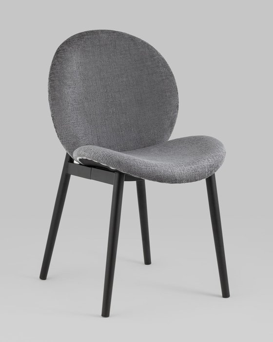 Набор из двух стульев Эллиот серого цвета - купить Обеденные стулья по цене 17090.0
