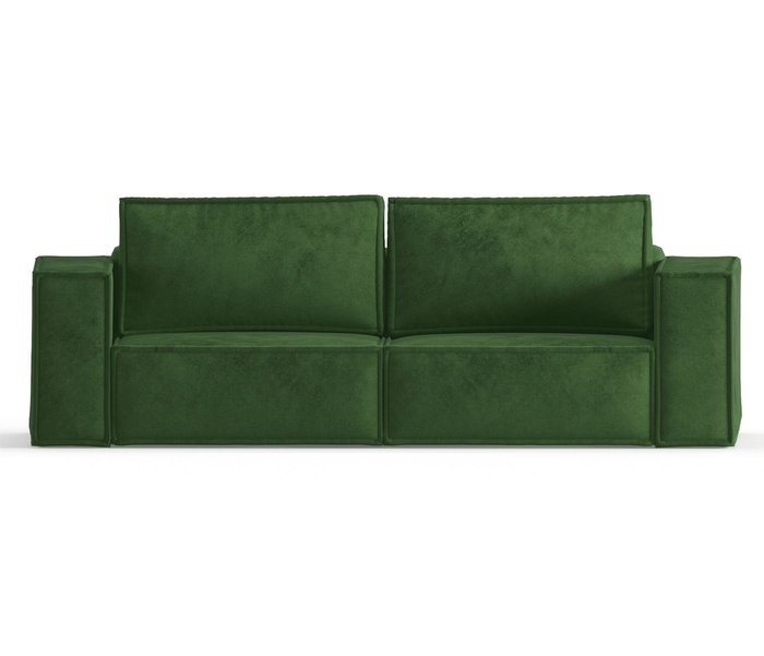 Диван-кровать из велюра Ли Рой зеленого цвета - купить Прямые диваны по цене 41590.0