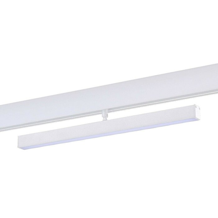 Магнитный трековый светильник Lm 900 белого цвета  - купить Трековые светильники по цене 2990.0