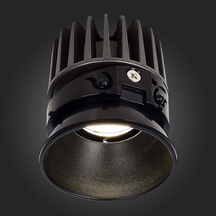 Светодиодный модуль Черный LED 1*7W 3000K 560Lm Ra&gt;90 36° IP20 D69xH75 220-240V SHIFT - купить Подвес для треков по цене 1845.0