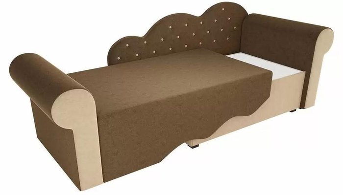 Диван-кровать Тедди бежево-коричневого цвета  - купить Прямые диваны по цене 21290.0
