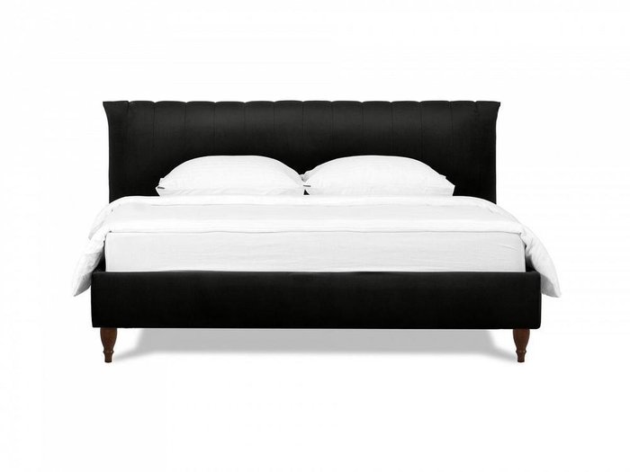 Кровать Queen Anastasia L 160х200 черного цвета - купить Кровати для спальни по цене 88920.0