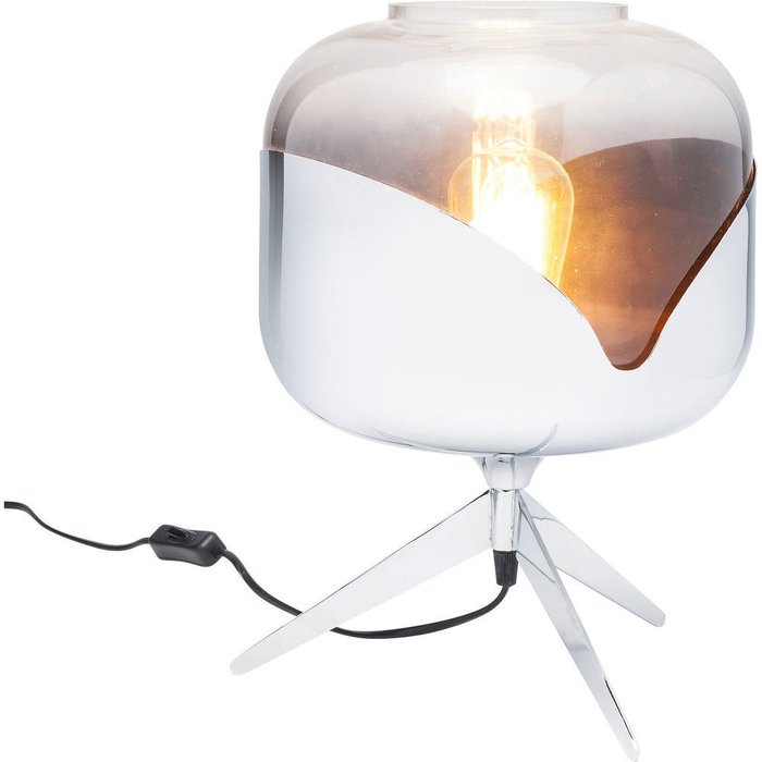 Лампа настольная Goblet с прозрачным плафоном - лучшие Настольные лампы в INMYROOM