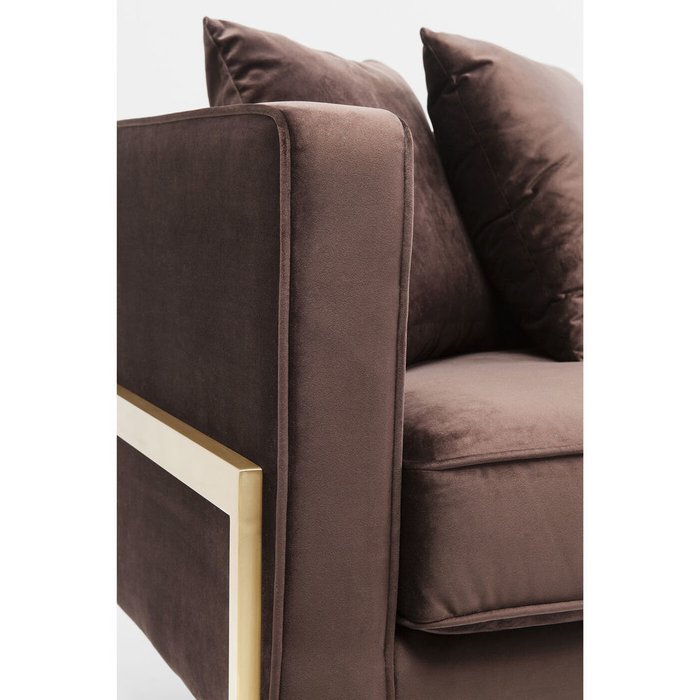 Диван Loft коричневого цвета - лучшие Прямые диваны в INMYROOM