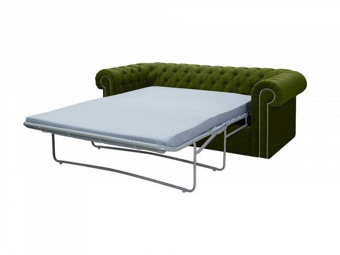 Диван-кровать Chesterfield зеленого цвета - лучшие Прямые диваны в INMYROOM