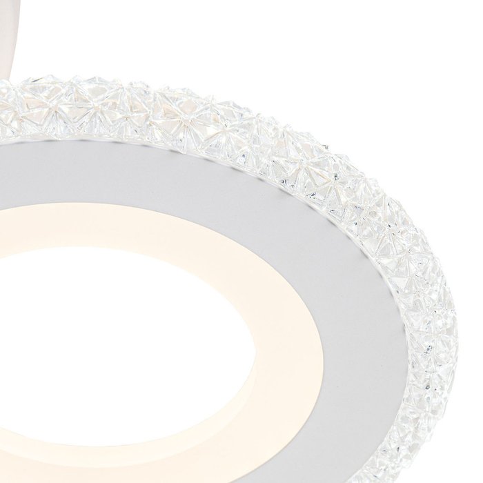 Потолочная светодиодная люстра Diamond белого цвета - купить Потолочные люстры по цене 5260.0