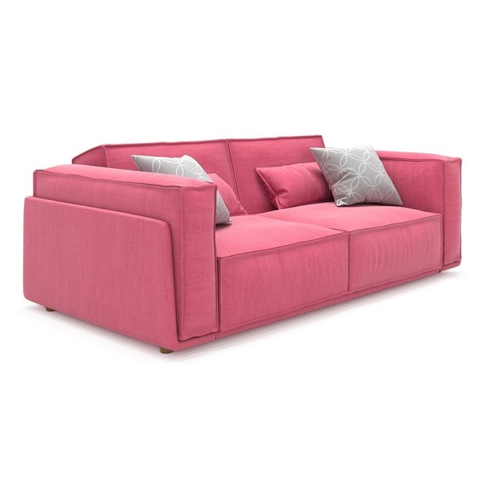 Диван-кровать Vento light long двухместный розового цвета - купить Прямые диваны по цене 105900.0