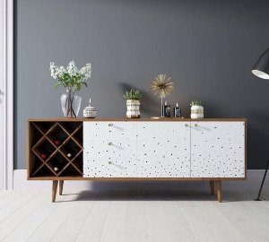 Комод Berber с бутылочницей 15 принт - лучшие Комоды в INMYROOM