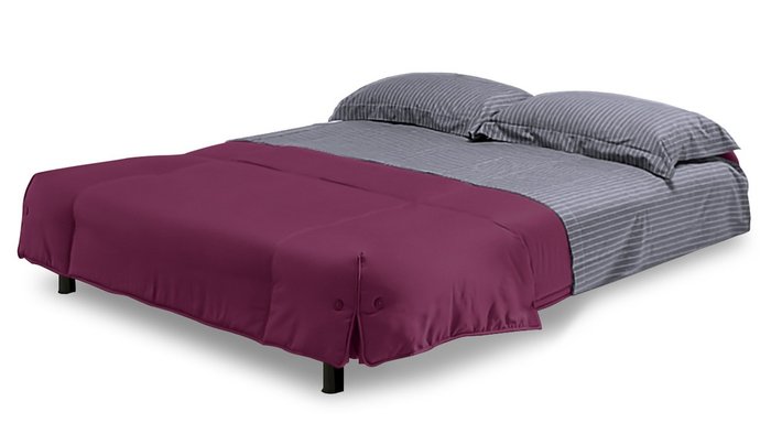 Диван-кровать Генуя L фиолетового цвета  - лучшие Прямые диваны в INMYROOM