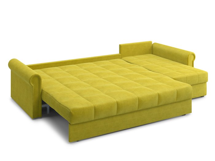Угловой диван-кровать Палермо 1.4 оливкового цвета - лучшие Угловые диваны в INMYROOM