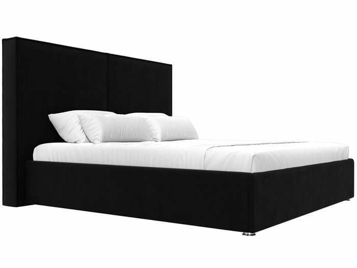 Кровать Аура 160х200 с подъемным механизмом черного цвета - лучшие Кровати для спальни в INMYROOM