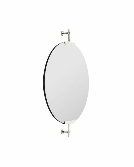 Настенное зеркало Олеан серебряного цвета - купить Настенные зеркала по цене 34580.0