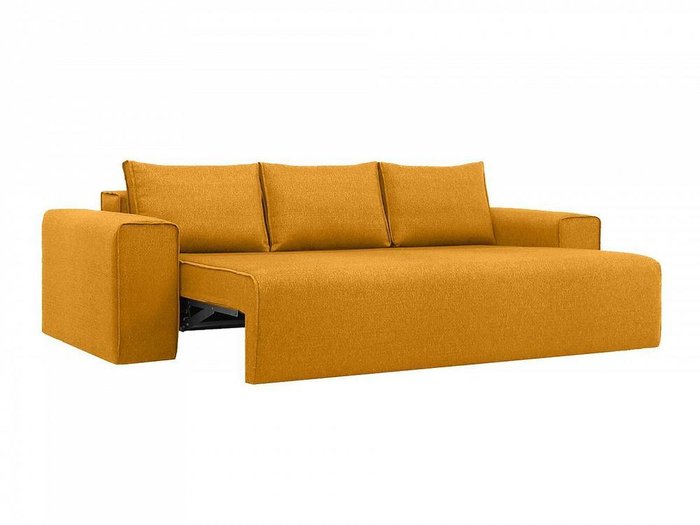 Диван-кровать Bui горчичного цвета - лучшие Прямые диваны в INMYROOM