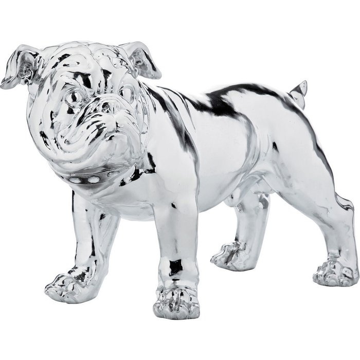 Статуэтка Bulldog серебряного цвета