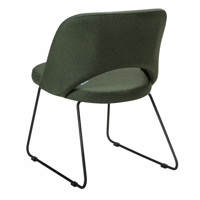 Стул Lars темно-зеленого цвета  - лучшие Обеденные стулья в INMYROOM