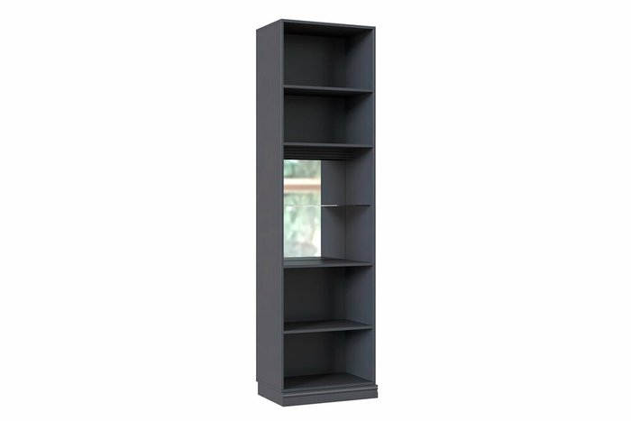 Шкаф Адажио серого цвета - купить Книжные шкафы по цене 38709.0
