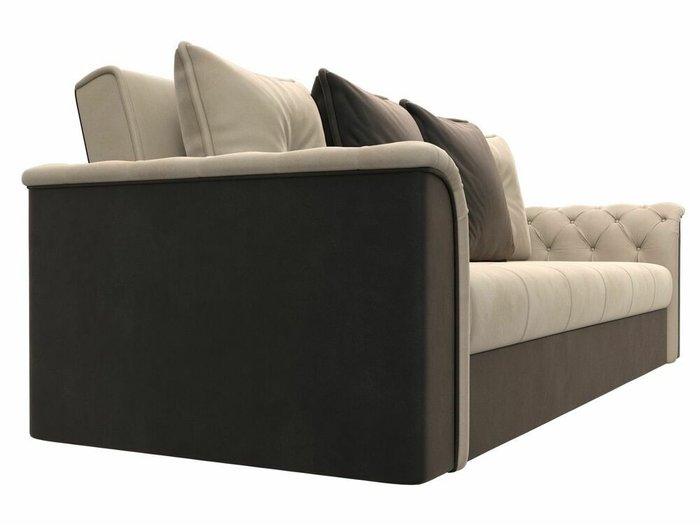 Диван-кровать Сиеста бежево-коричневого цвета - лучшие Прямые диваны в INMYROOM