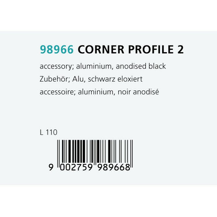 Профиль угловой Eglo Corner Profile 2 98966 - купить Светодиодная лента по цене 490.0