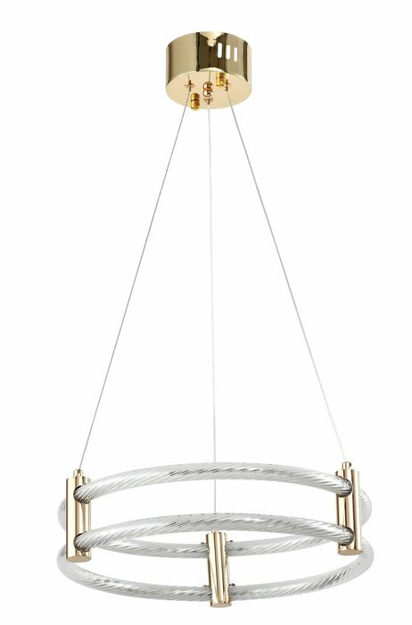 Подвесная люстра Ringer S золотого цвета  - купить Подвесные люстры по цене 14500.0