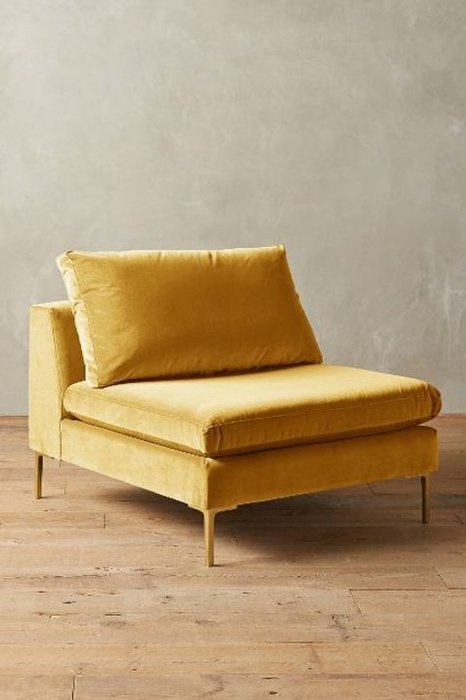 Кресло Kona желтого цвета