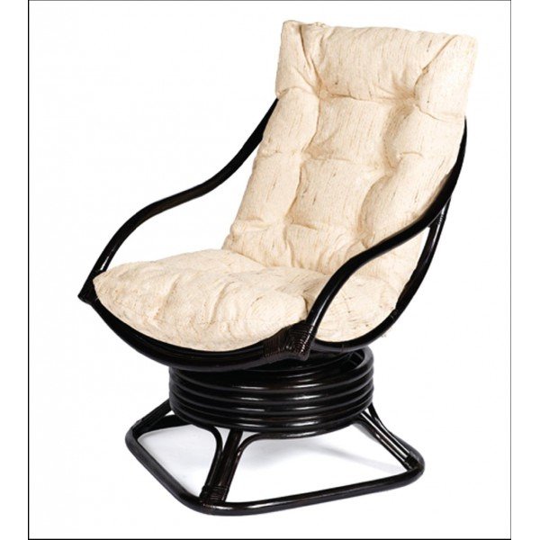 Кресло-качалка Tetchair Cozy коричневый античный плохое фото