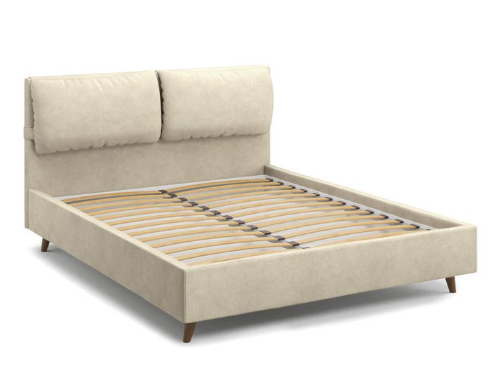Кровать Trazimeno 160х200 бежевого цвета - купить Кровати для спальни по цене 38000.0