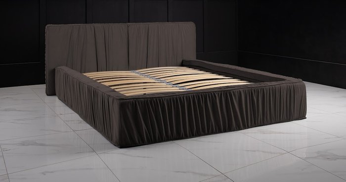 Кровать Storm 180х200 темно-серого цвета - лучшие Кровати для спальни в INMYROOM