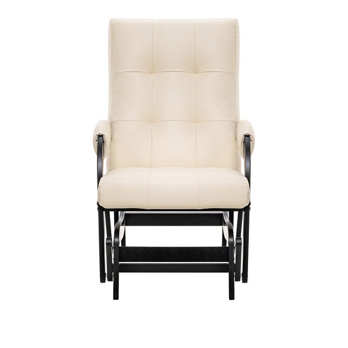 Кресло-маятник Спринг молочно-черного цвета - купить Интерьерные кресла по цене 20120.0