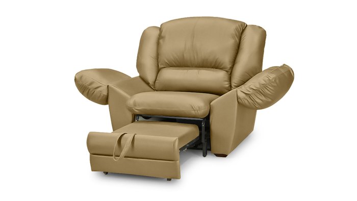 Кресло-кровать Оберон светло-коричневого цвета - лучшие Интерьерные кресла в INMYROOM