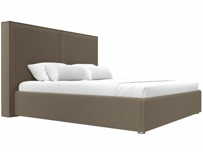 Кровать Аура 200х200 коричнево-бежевого цвета с подъемным механизмом  - лучшие Кровати для спальни в INMYROOM