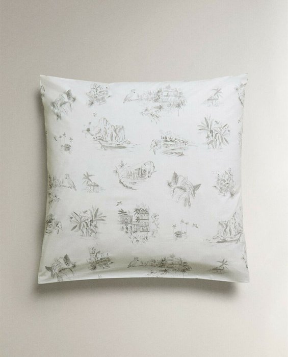 Пляжная наволочка Toile de Jouy - лучшие Наволочки в INMYROOM