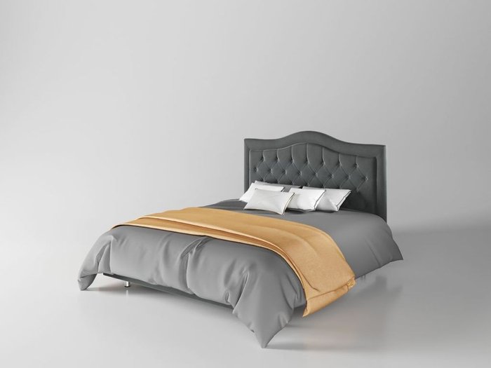 Кровать Герцогиня 180х200 графитового цвета  с подъемным механизмом