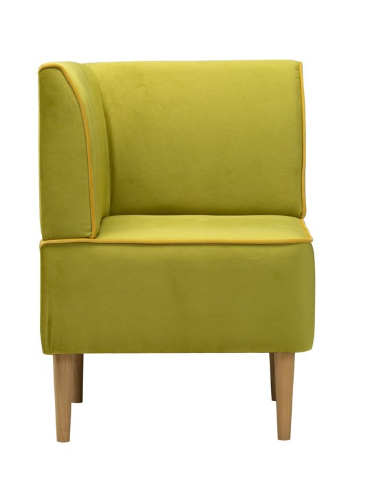 Кресло Лагуна горчичного цвета - купить Интерьерные кресла по цене 12170.0
