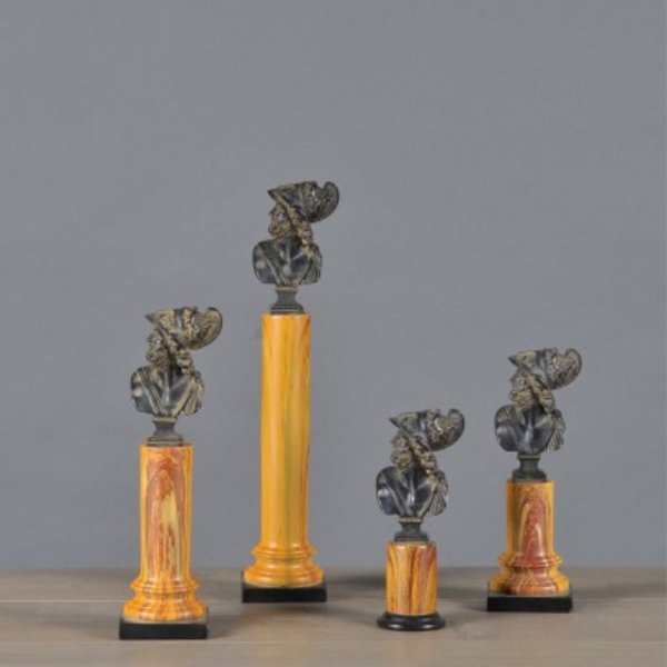 Набор из четырех статуэток Ateliers C&S Davoy Homer Busts - купить Фигуры и статуэтки по цене 22460.0
