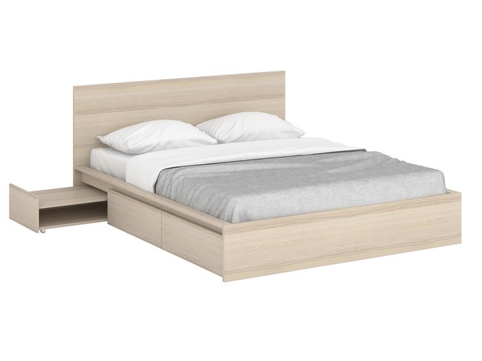 Кровать "Unit" с 4 выдвижными ящиками 160х200  - купить Кровати для спальни по цене 22150.0