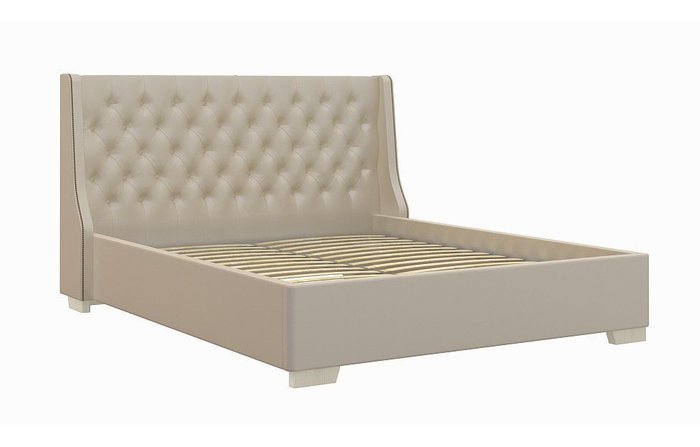 Кровать Кантри 160х200 бежевого цвета - лучшие Кровати для спальни в INMYROOM